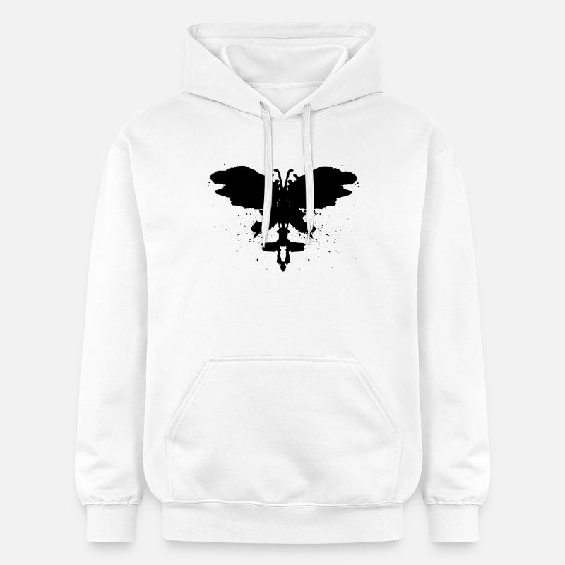 Rorschach - Sweat à capuche Softstyle® Gildan Unisexe - blanc