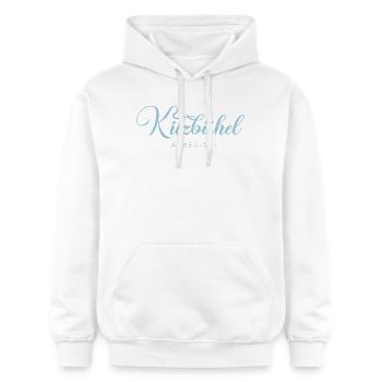 KITZBÜHEL Apres-Ski Austria Österreich - Sweat à capuche Softstyle® Gildan Unisexe - blanc - Devant - Liana (172cm) & Jaron (178cm)