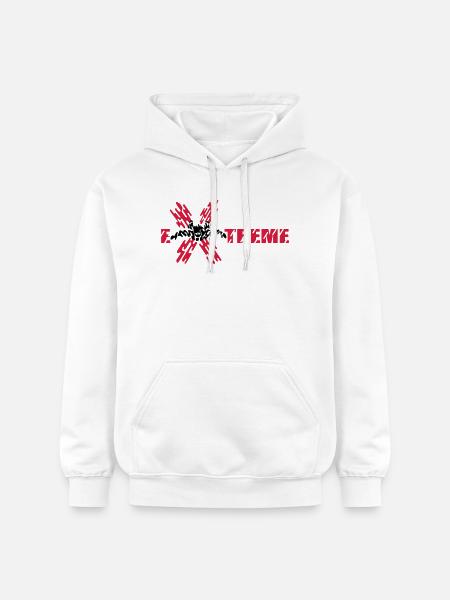 skydiver extreme - Gildan Unisex Softstyle® Midweight Hoodie - white