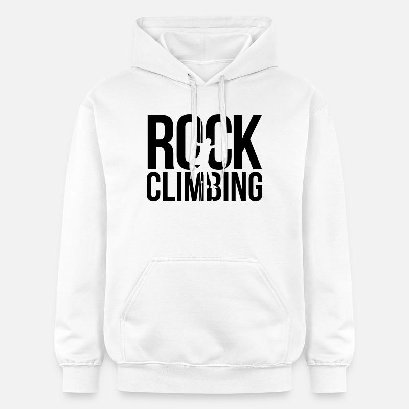 de l'escalade alpinisme - Sweat à capuche Softstyle® Gildan Unisexe - blanc