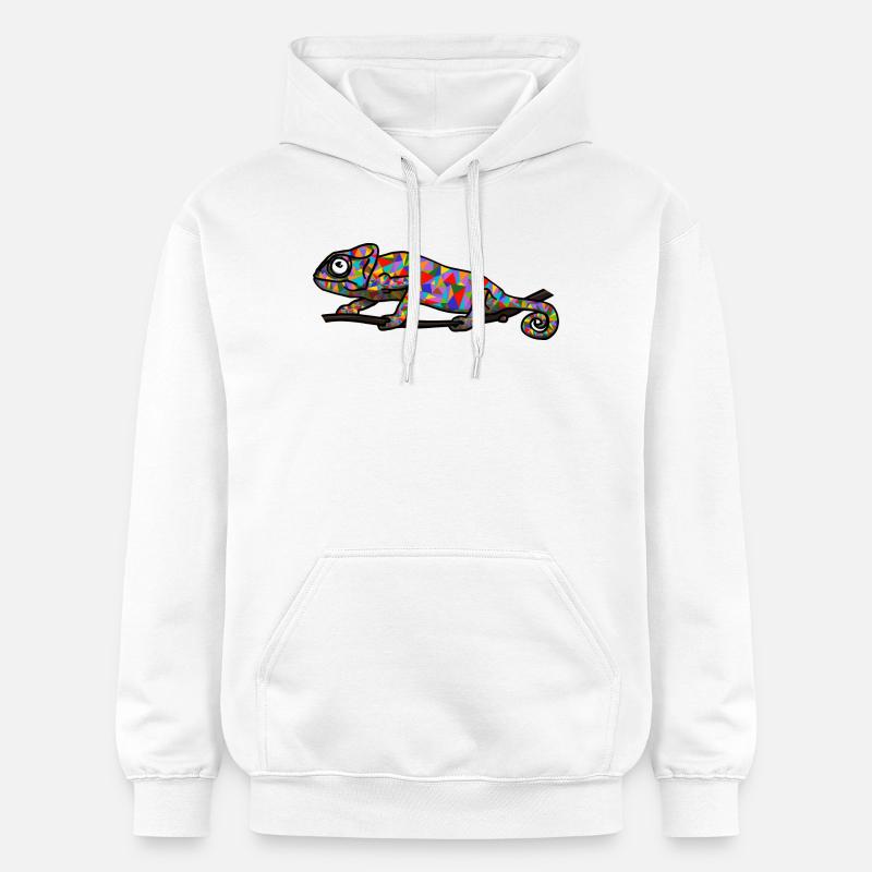 Cameleon - Sweat à capuche Softstyle® Gildan Unisexe - blanc