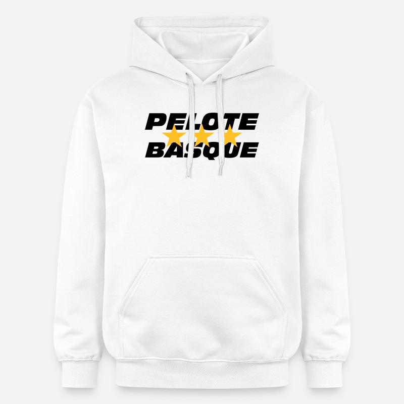 Pelote Basque - Sweat à capuche Softstyle® Gildan Unisexe - blanc