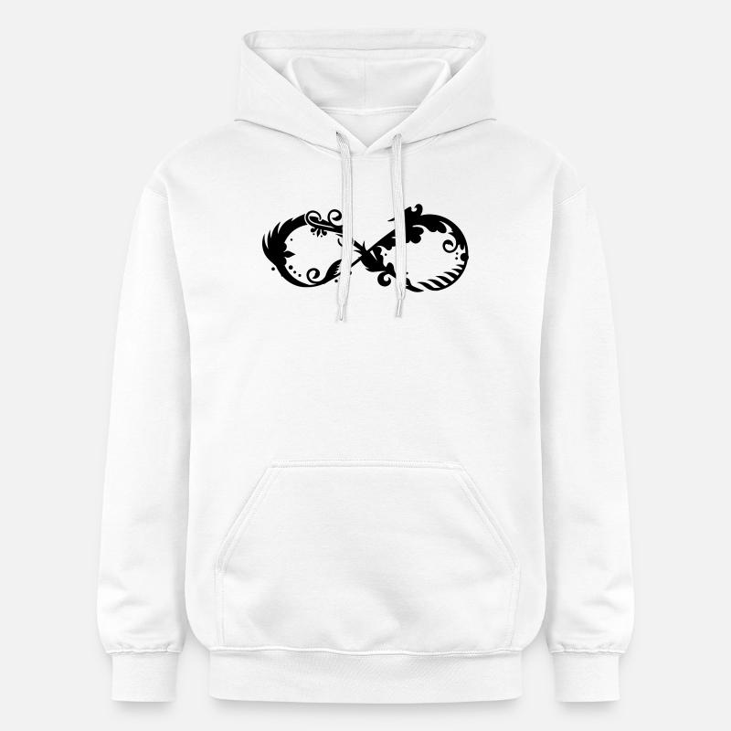Un symbole de l'infini - Sweat à capuche Softstyle® Gildan Unisexe - blanc
