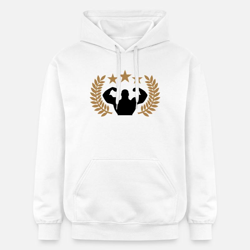 Training Champion - Sweat à capuche Softstyle® Gildan Unisexe - blanc