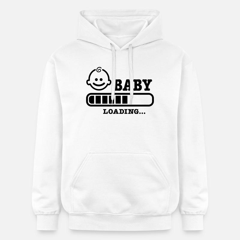 bébé loading - Sweat à capuche Softstyle® Gildan Unisexe - blanc