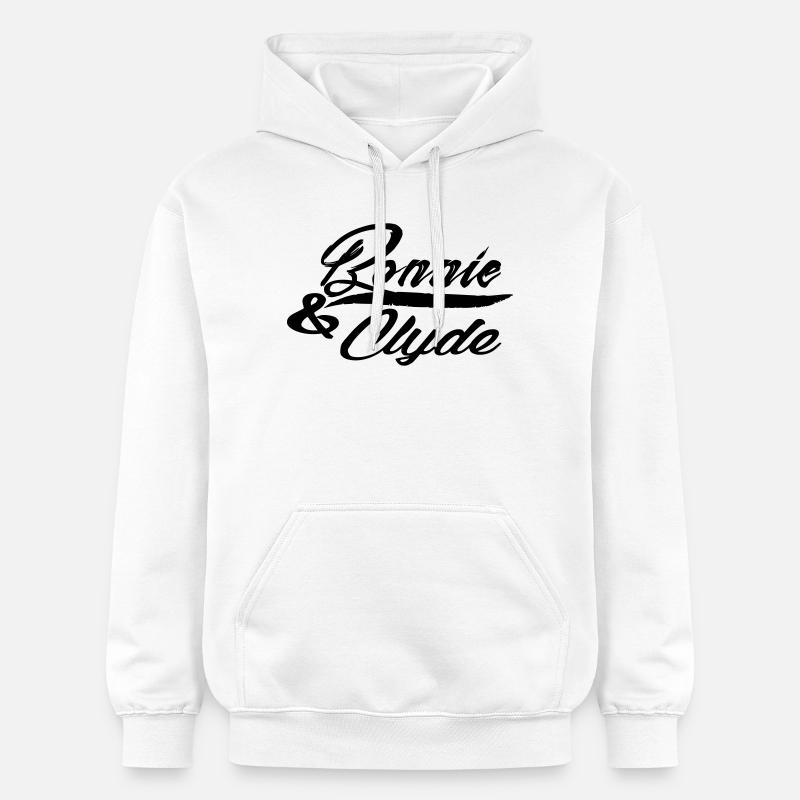 Bonnie et clyde - Sweat à capuche Softstyle® Gildan Unisexe - blanc