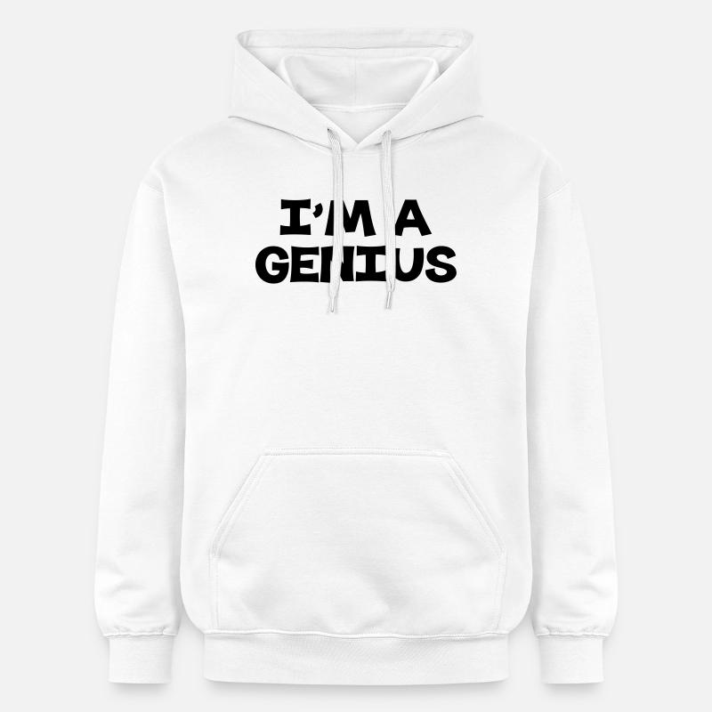 I'm a Genius - Sweat à capuche Softstyle® Gildan Unisexe - blanc
