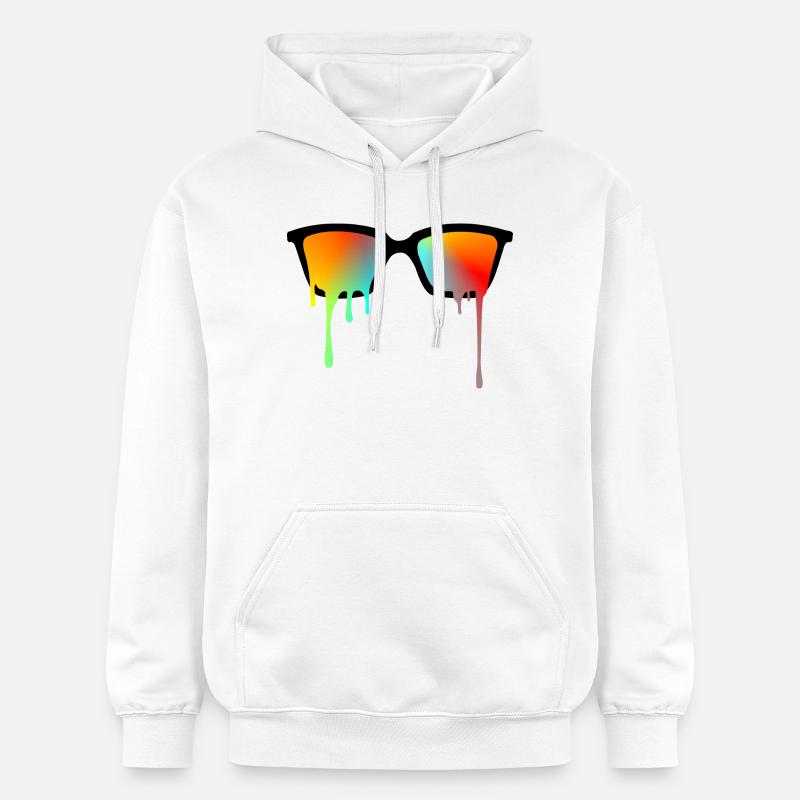 Lunettes de soleil - Sweat à capuche Softstyle® Gildan Unisexe - blanc