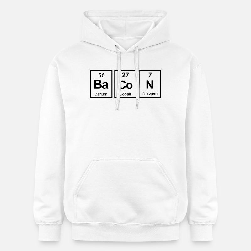 bacon - Sweat à capuche Softstyle® Gildan Unisexe - blanc