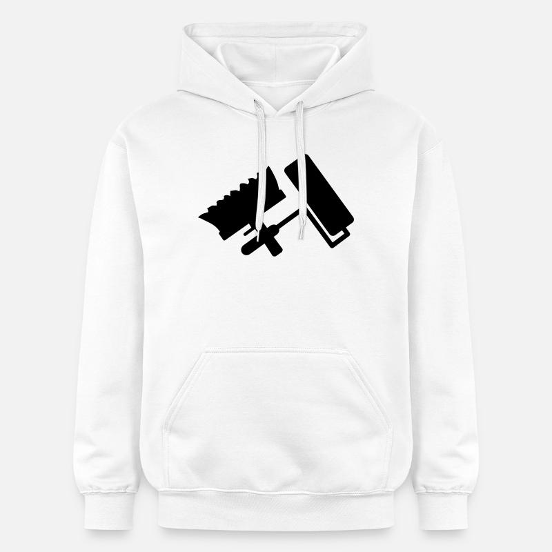 la couleur - Sweat à capuche Softstyle® Gildan Unisexe - blanc