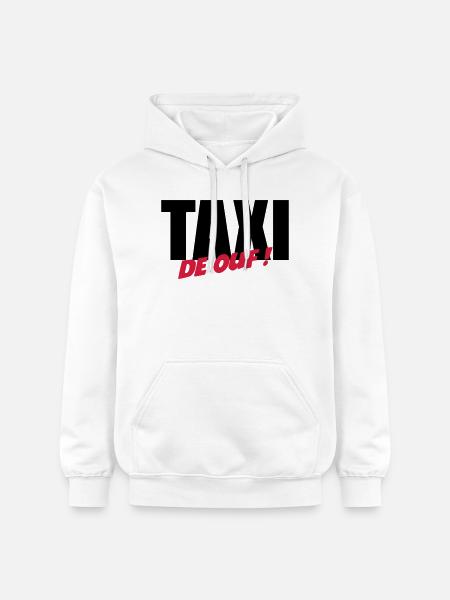 Taxi de ouf ! - Sweat à capuche Softstyle® Gildan Unisexe - blanc