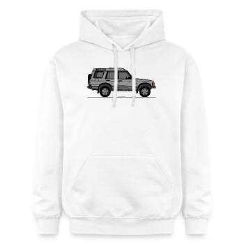 Discovery 2 Silver - Gildan Unisex Softstyle® Midweight Hoodie - white - Front - Liana (172cm) & Jaron (178cm)