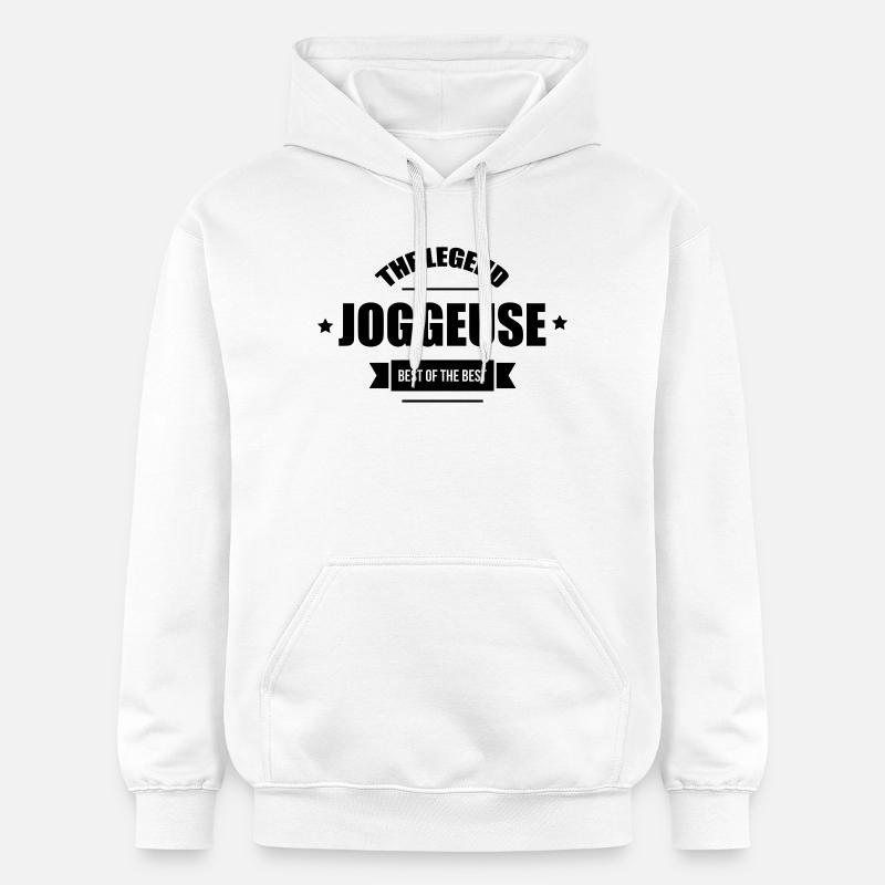 Course à Pied / Running / Jogging / Coureur - Sweat à capuche Softstyle® Gildan Unisexe - blanc