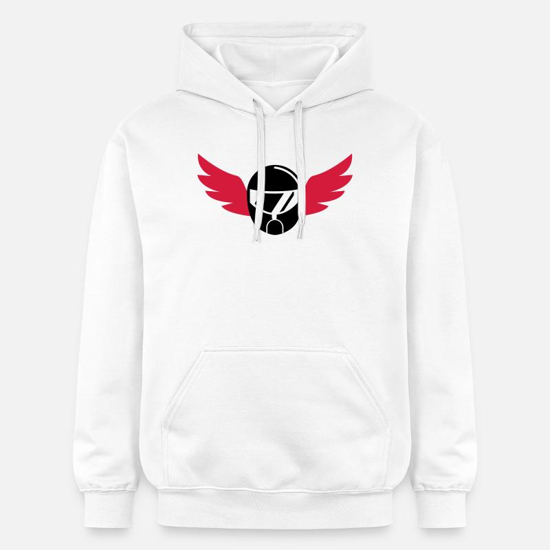 Karting / Kart / Pilote / Voiture - Sweat à capuche Softstyle® Gildan Unisexe - blanc