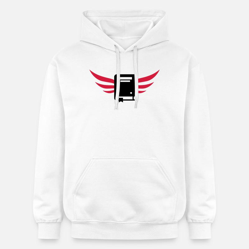 Libraire / Librairie / Livre / Littérature / Ecole - Sweat à capuche Softstyle® Gildan Unisexe - blanc