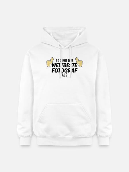 der weltbeste fotograf - Gildan Unisex Softstyle® Midweight Hoodie - Weiß