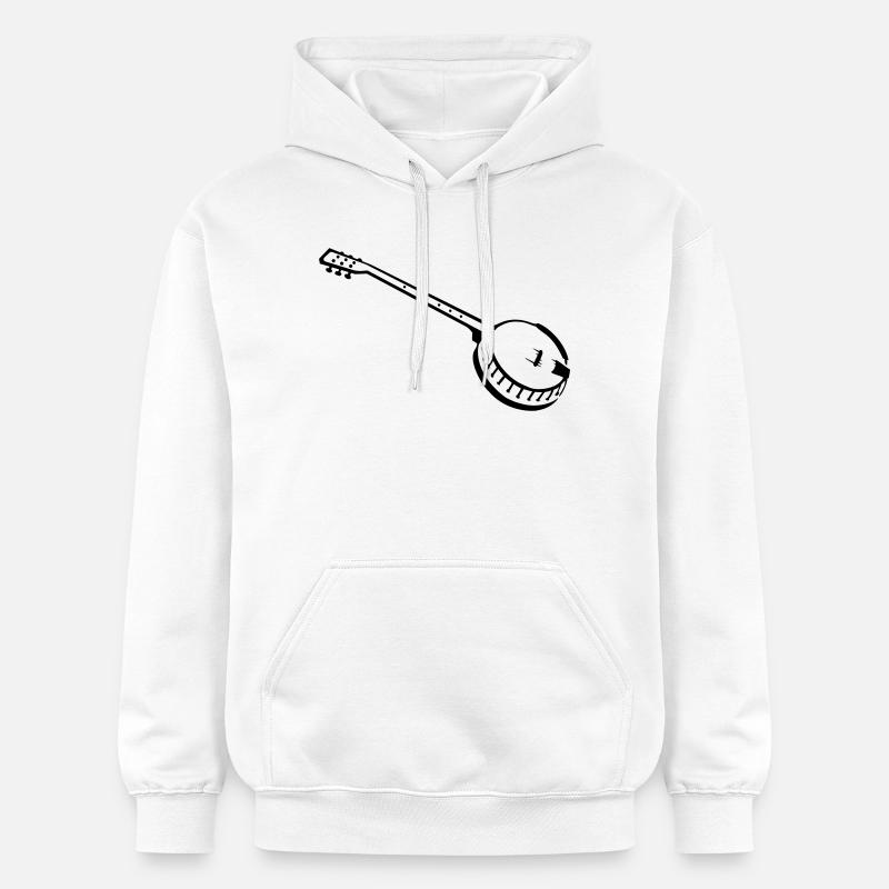 banjo - Sweat à capuche Softstyle® Gildan Unisexe - blanc