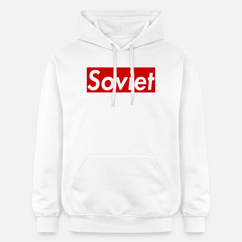 Soviet - Gildan Unisex Softstyle® Midweight Hoodie - white