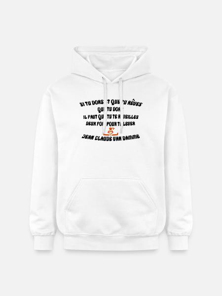 rever de dormir - Sweat à capuche Softstyle® Gildan Unisexe - blanc