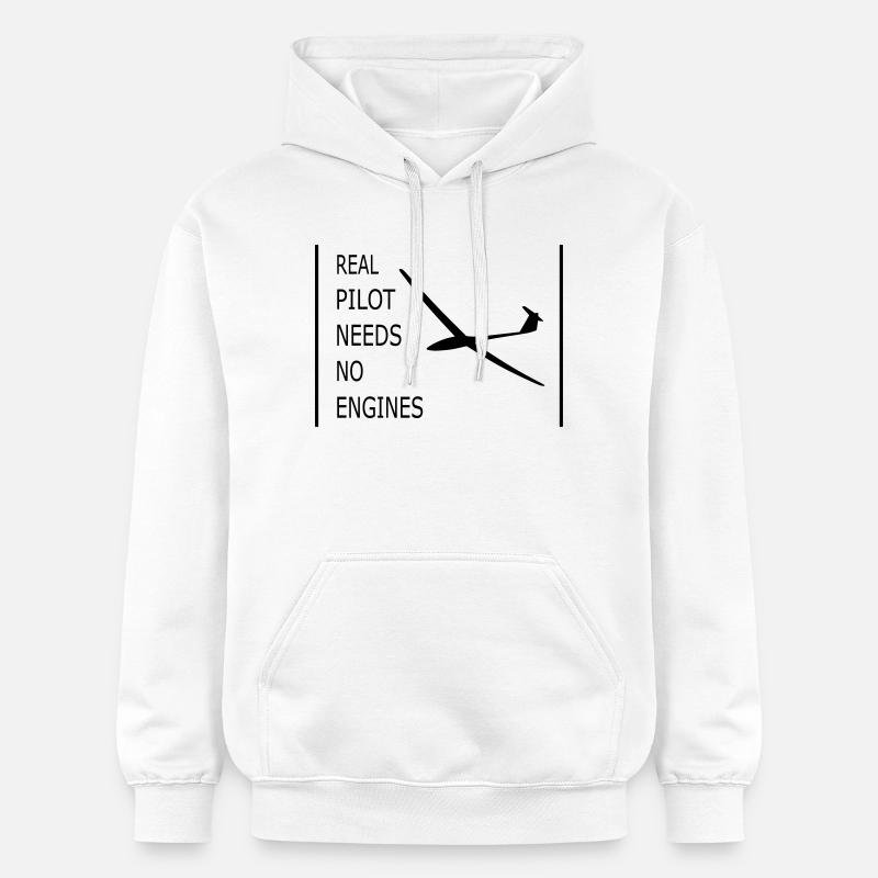 Planeur - Sweat à capuche Softstyle® Gildan Unisexe - blanc