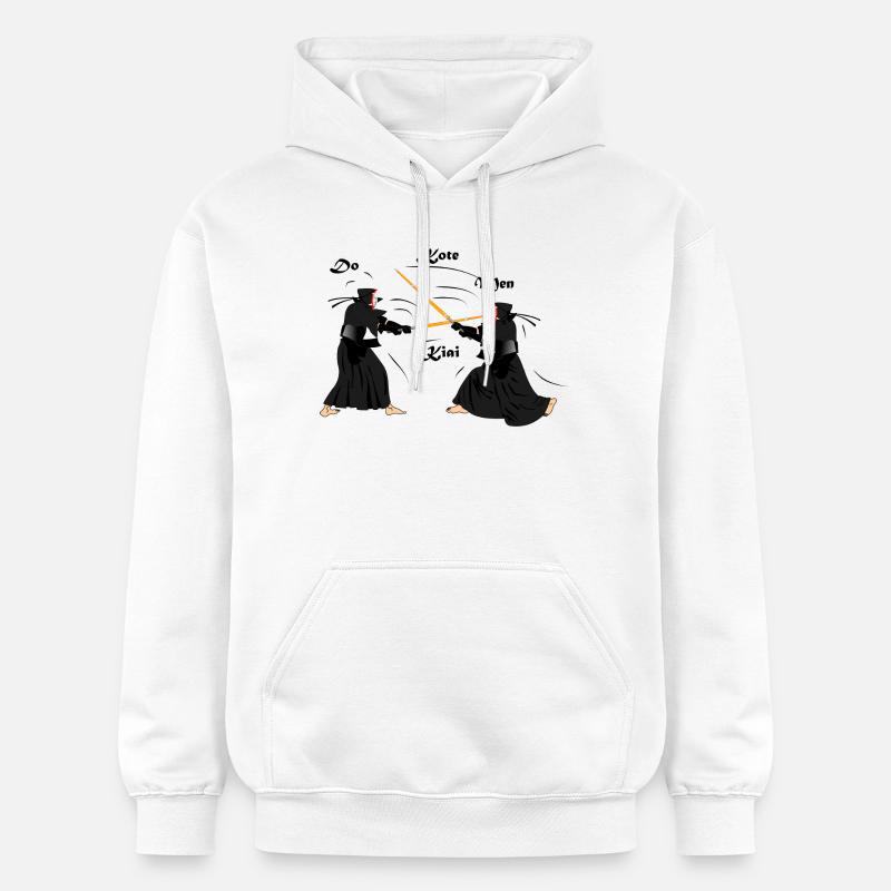 kendo - Sweat à capuche Softstyle® Gildan Unisexe - blanc