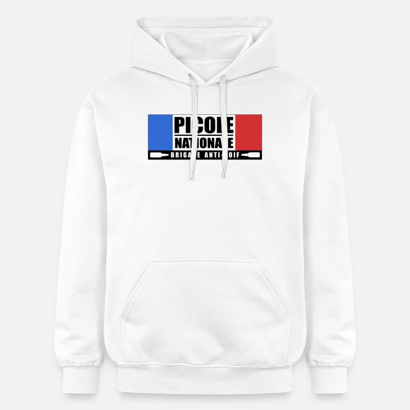 Picole nationale - Sweat à capuche Softstyle® Gildan Unisexe - blanc