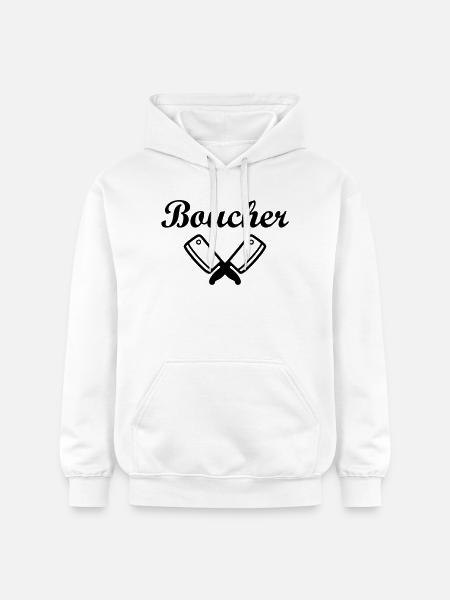 Boucher - Sweat à capuche Softstyle® Gildan Unisexe - blanc