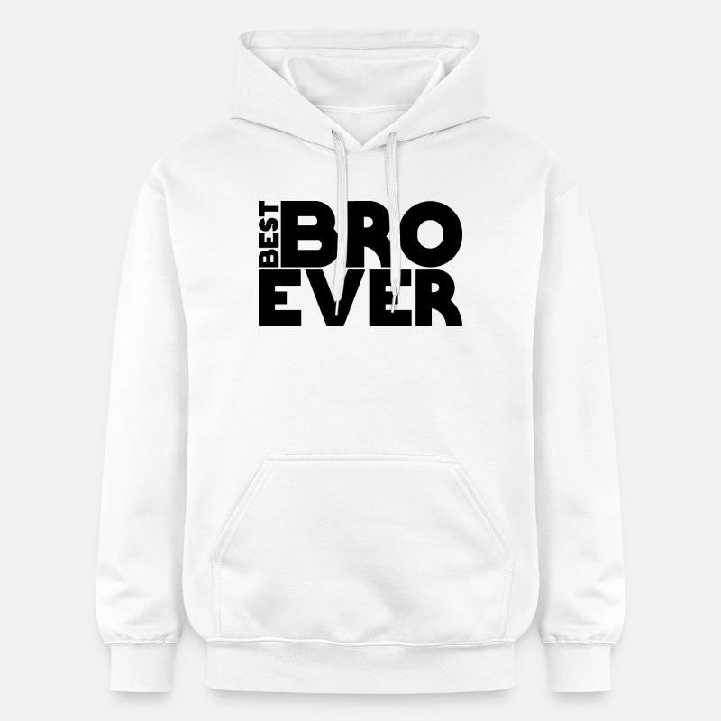 Best BRO ever - Sweat à capuche Softstyle® Gildan Unisexe - blanc