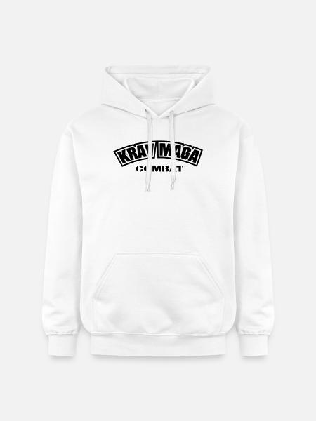 KravMaga Combat - Gildan Unisex Softstyle® Midweight Hoodie - white
