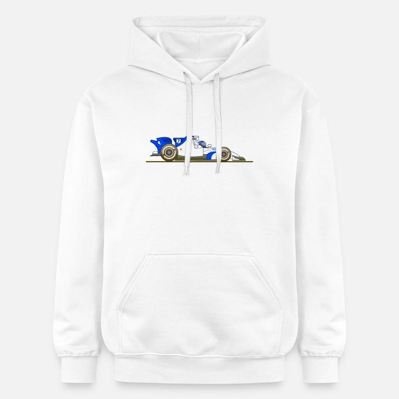 Voiture, course, voitures de course, Racing - Sweat à capuche Softstyle® Gildan Unisexe - blanc