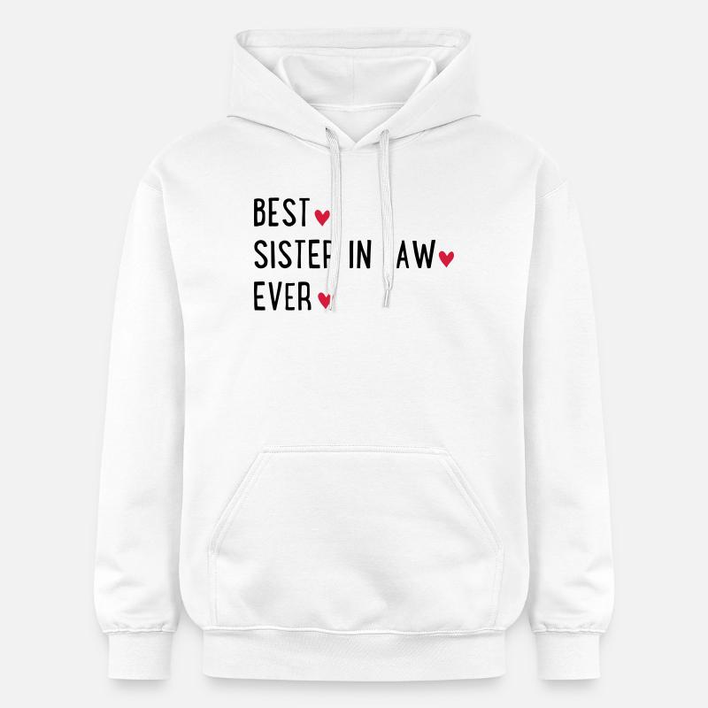 Best sister in law - Sweat à capuche Softstyle® Gildan Unisexe - blanc