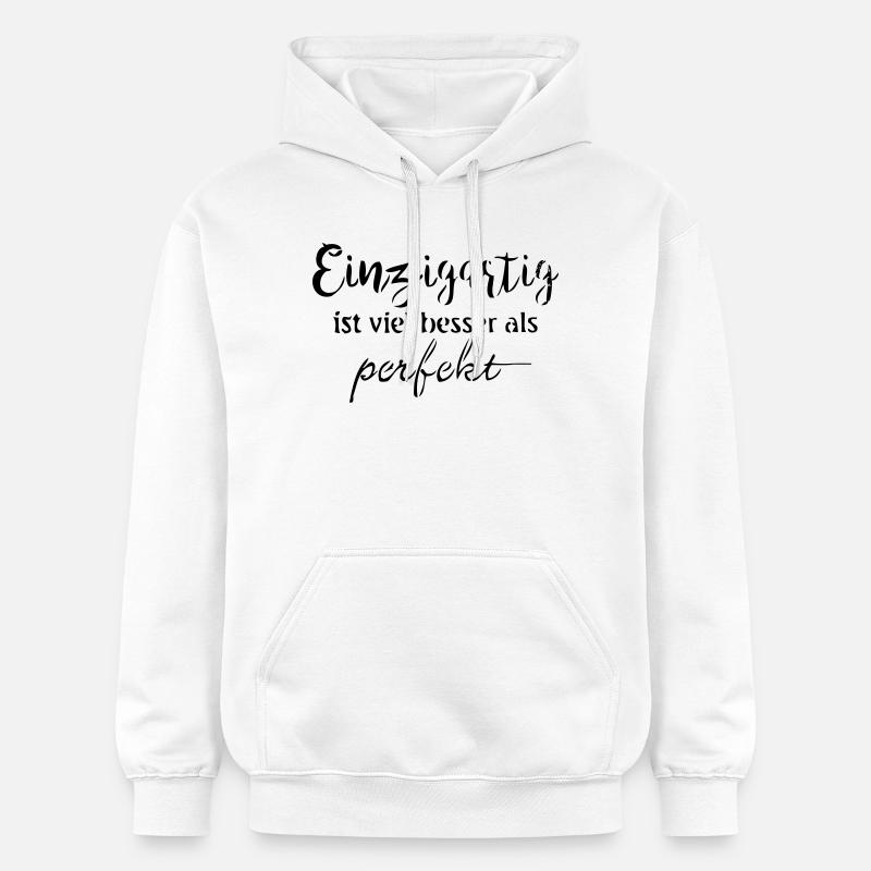 Einzigartig - Gildan Unisex Softstyle® Midweight Hoodie - Weiß