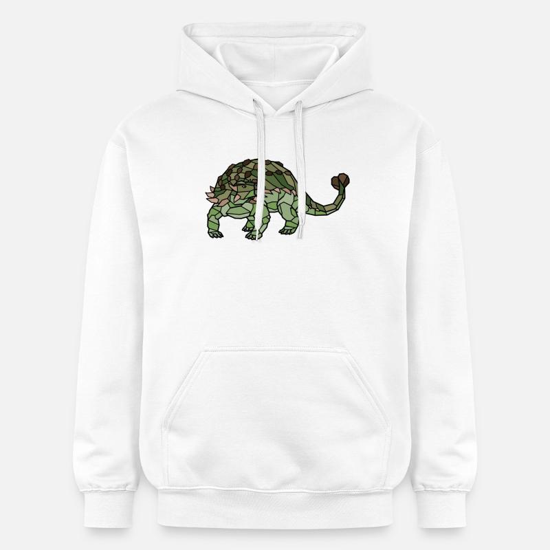 Ankylosaurus - Sweat à capuche Softstyle® Gildan Unisexe - blanc