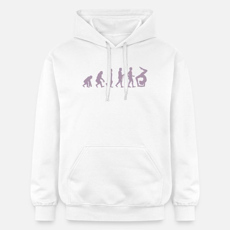 Gymnaste Turner Evolution le gymnaste - Sweat à capuche Softstyle® Gildan Unisexe - blanc