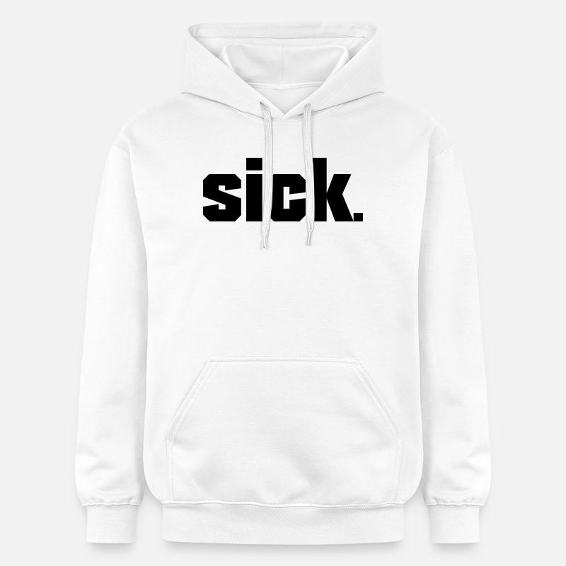 Sick Design - easy - Gildan Unisex Softstyle® Midweight Hoodie - white