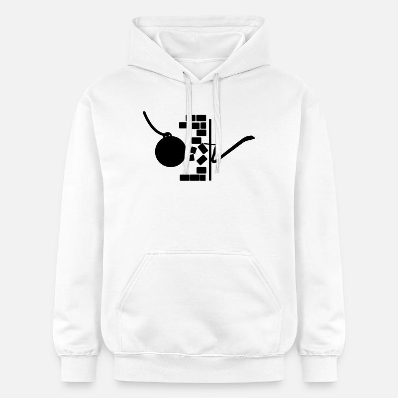 Démolition démolisseur de boules - Sweat à capuche Softstyle® Gildan Unisexe - blanc
