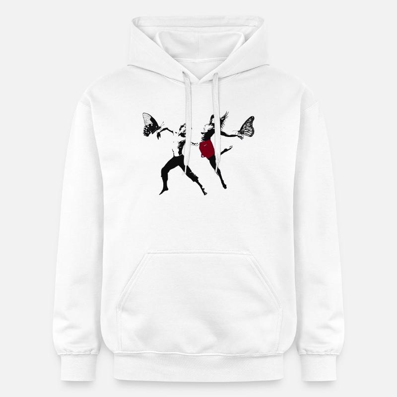 Danse moderne - Sweat à capuche Softstyle® Gildan Unisexe - blanc