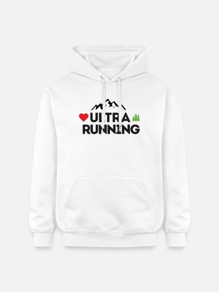 Ultra Running – My Love - Gildan Unisex Softstyle® Midweight Hoodie - white