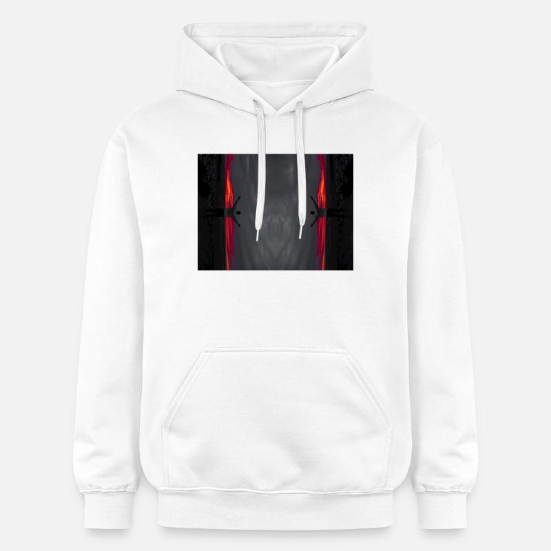 Les mains vers le ciel - Sweat à capuche Softstyle® Gildan Unisexe - blanc