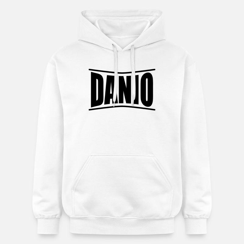 Danio T-Shirt Geschenkidee - Gildan Unisex Softstyle® Midweight Hoodie - Weiß