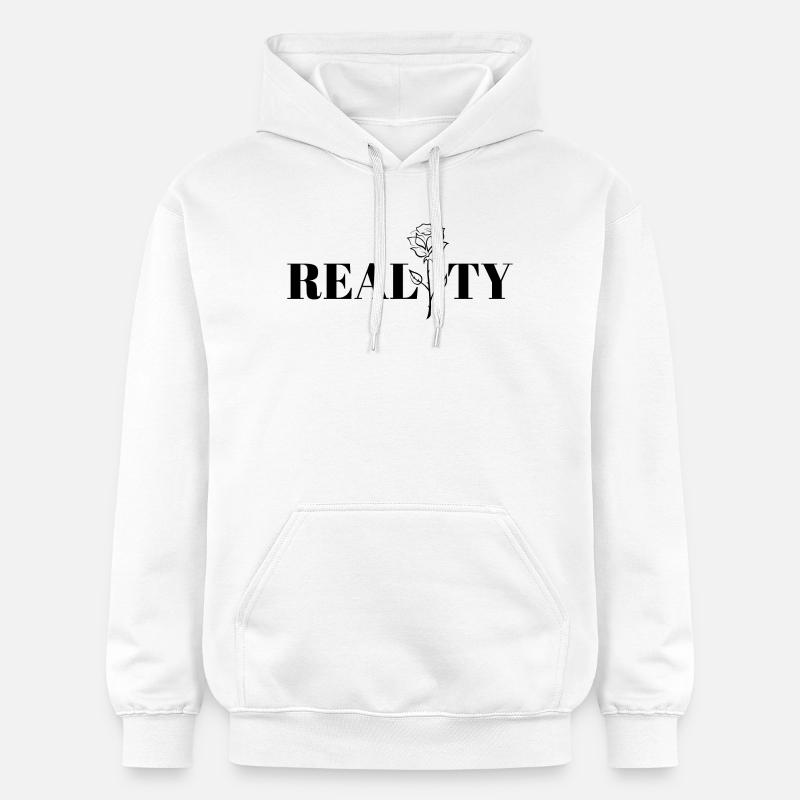 Un design cool, la réalité. - Sweat à capuche Softstyle® Gildan Unisexe - blanc