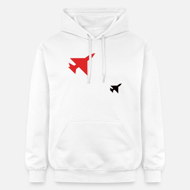 Jet Shadow - Sweat à capuche Softstyle® Gildan Unisexe - blanc