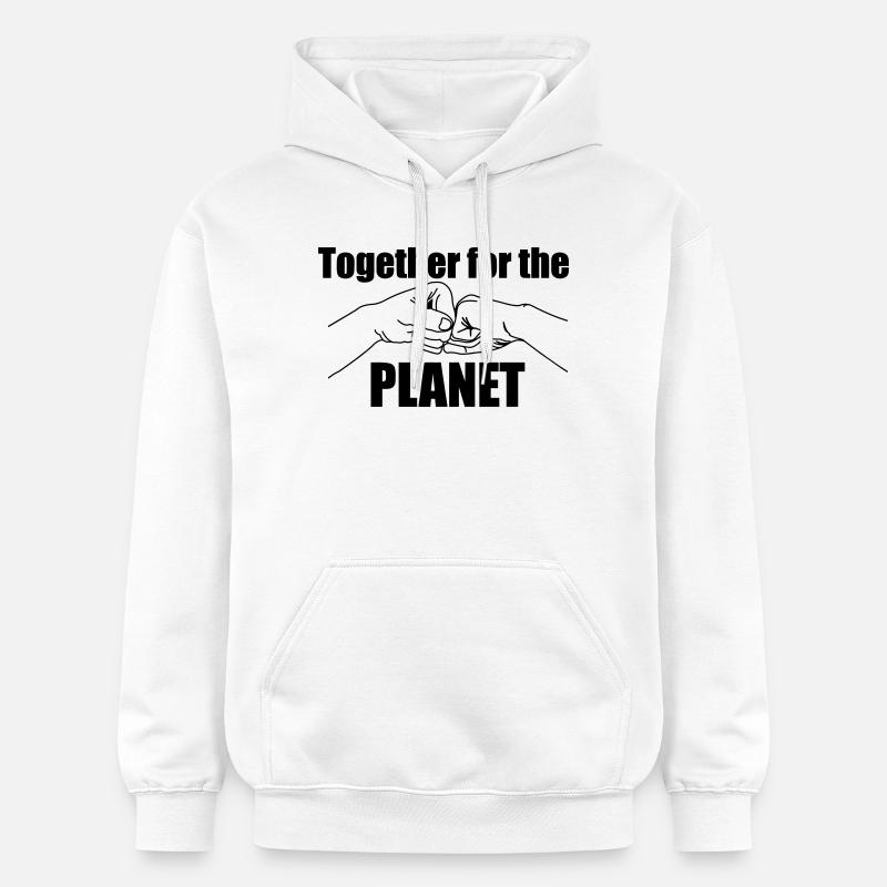 Ensemble pour notre terre - Sweat à capuche Softstyle® Gildan Unisexe - blanc