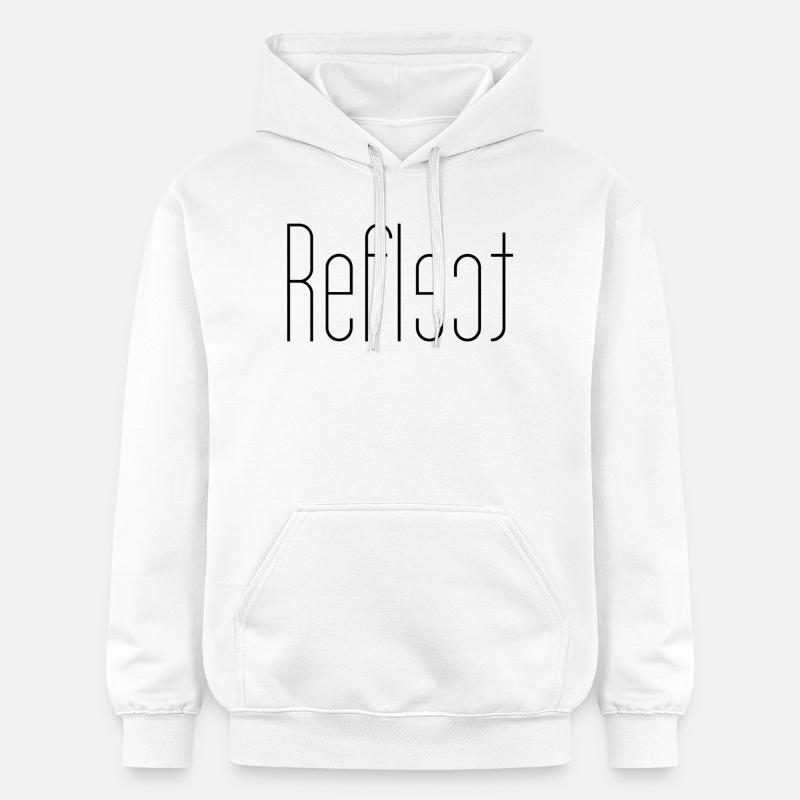 Réfléchir - Sweat à capuche Softstyle® Gildan Unisexe - blanc