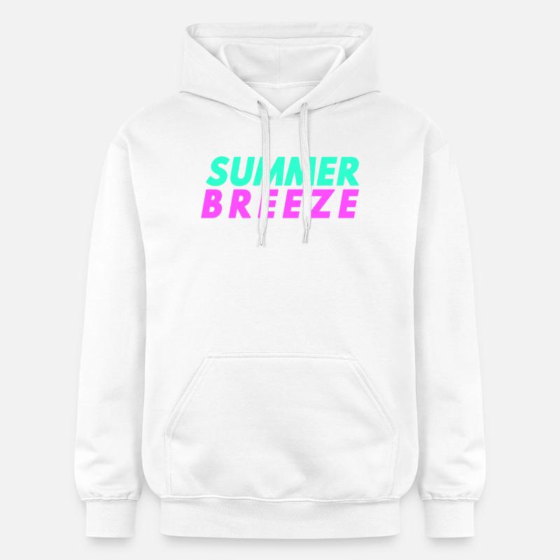 Brise d’été - Sweat à capuche Softstyle® Gildan Unisexe - blanc