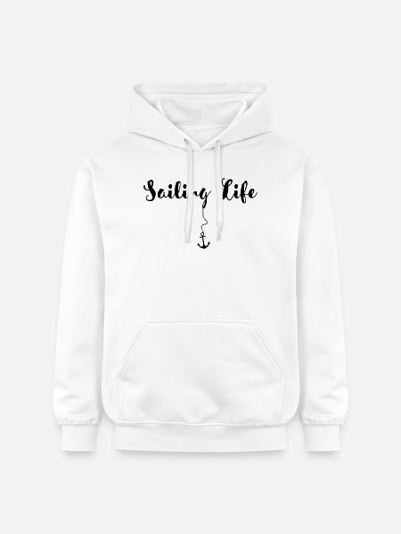 Sailing & Boating - Sail Love - Gildan Unisex Softstyle® Midweight Hoodie - white
