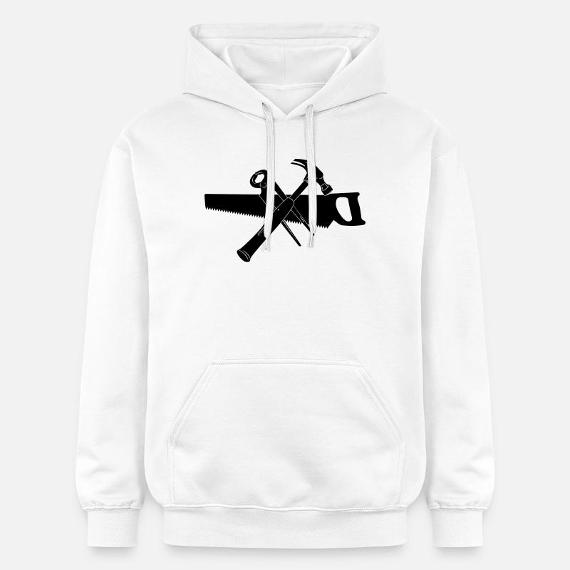 Charpentier 07 - Sweat à capuche Softstyle® Gildan Unisexe - blanc