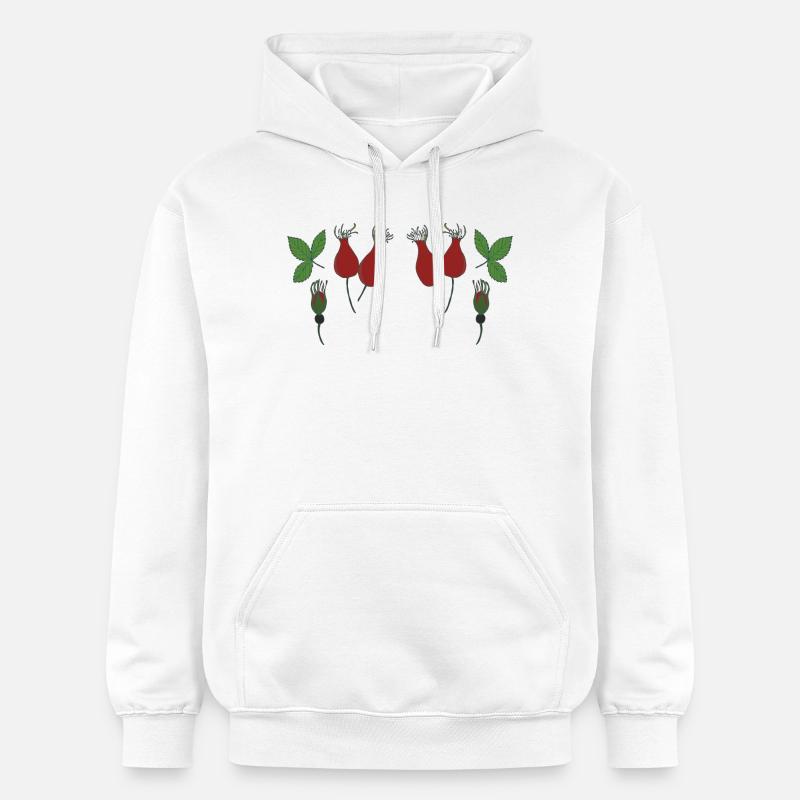 L’églantier dans la forêt - Sweat à capuche Softstyle® Gildan Unisexe - blanc