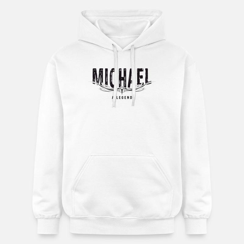 MICHAEL UNE LÉGENDE - Sweat à capuche Softstyle® Gildan Unisexe - blanc