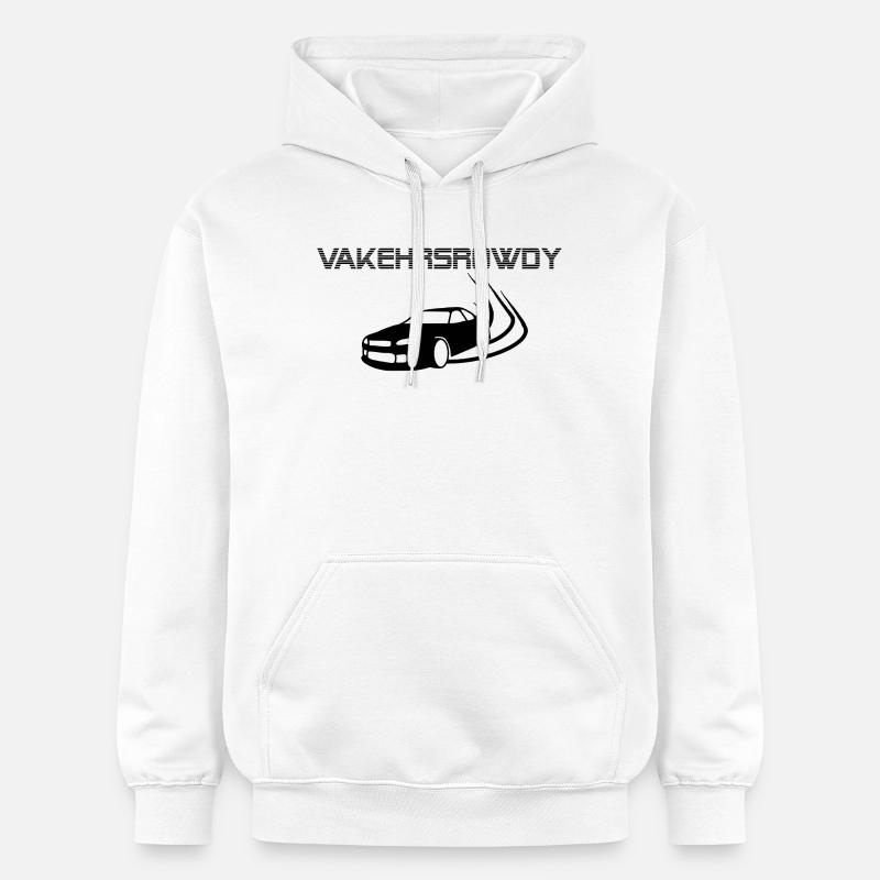 Vakehrsrowdy - Verkehrsrowdy, dialecte autrichien - Sweat à capuche Softstyle® Gildan Unisexe - blanc